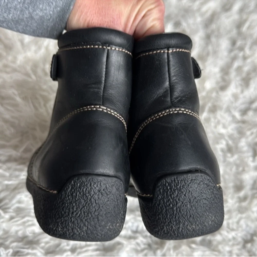 Duluth Trading Co Andina Leather Short Boots/Boots Sz 9 Black - Picture 6 of 12